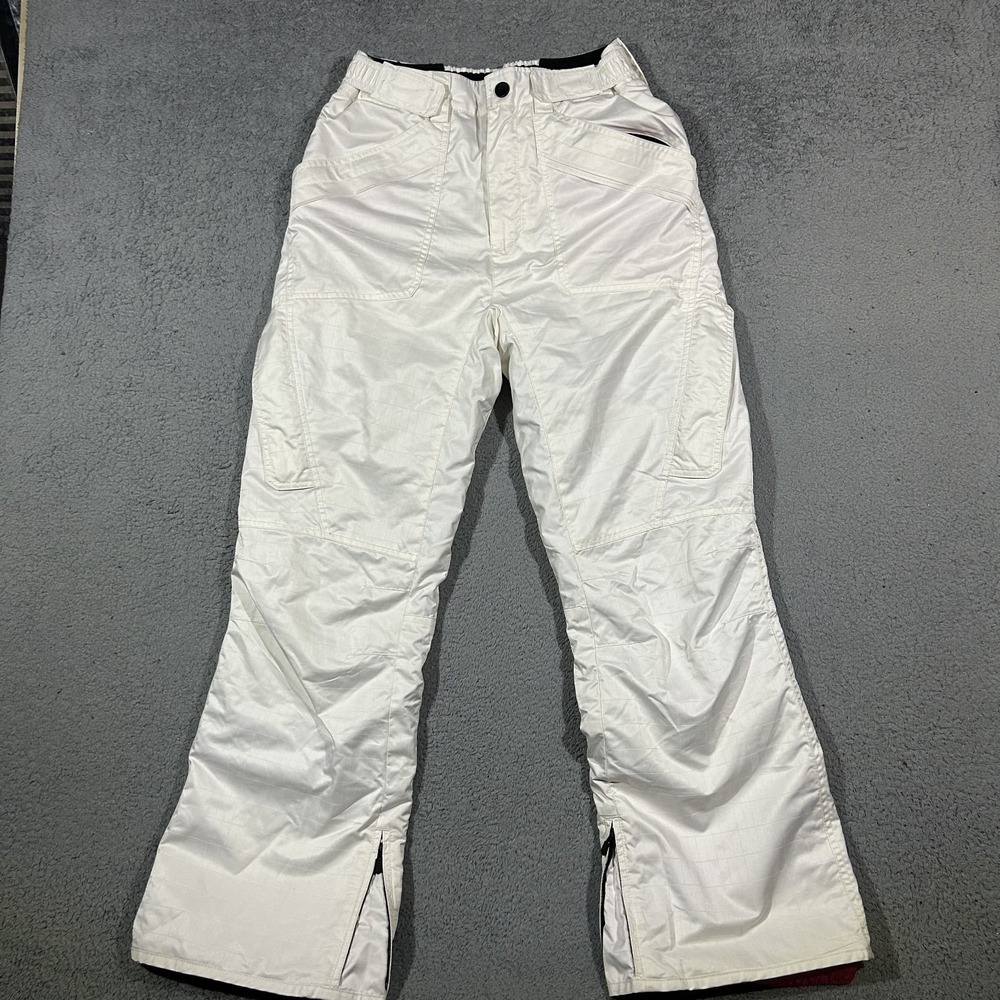Five Fifty Five Triple Nickel Womens Ski Snowboard Pants Size Medium White #2653